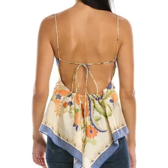 Rebecca Taylor Phoenix Top 100% Silk - Picture 2 of 3